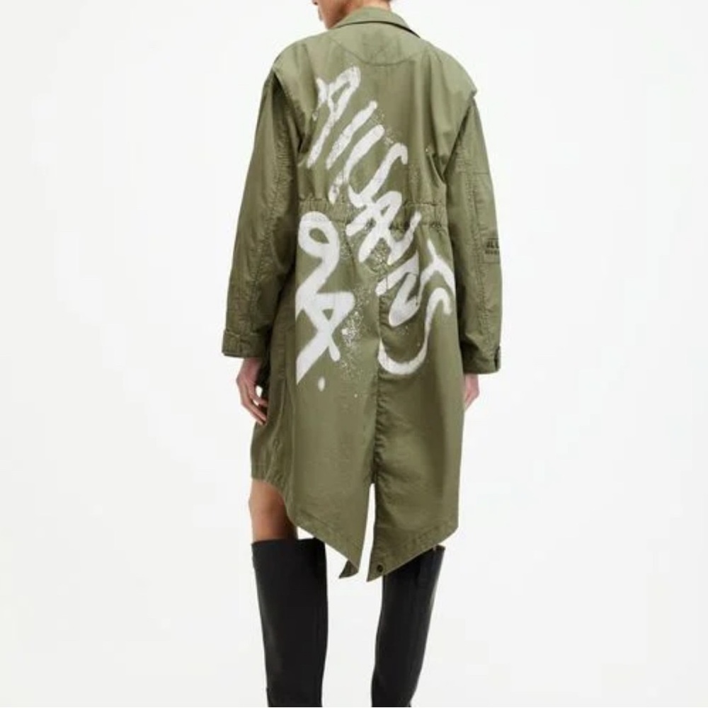 All Saints - Women’s Mills Cotton Grafiti Parka